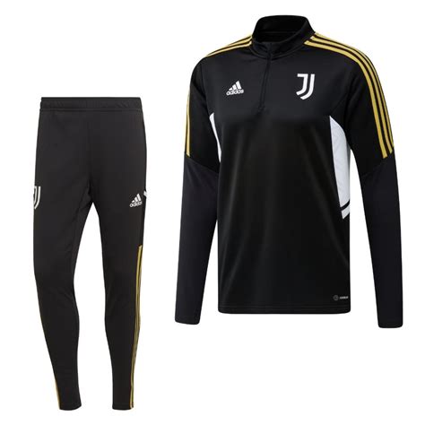 juventus trainingspak adidas zwart wit streep|Juventus Online Fanshop .